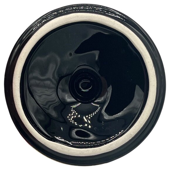 24kt Gold Kratimenos Teapot Black Made In Greece 7” Tall - Picture 10 of 10